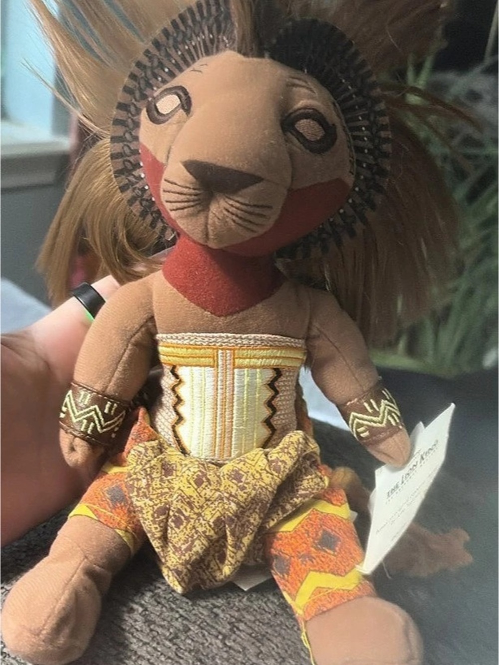 Disney Simba Lion King Musical Plush Doll NWT